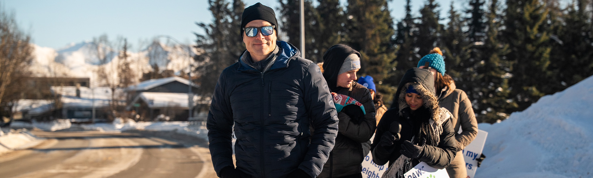 2026 Walk for Warmth participants take our message to the Anchorage trails.