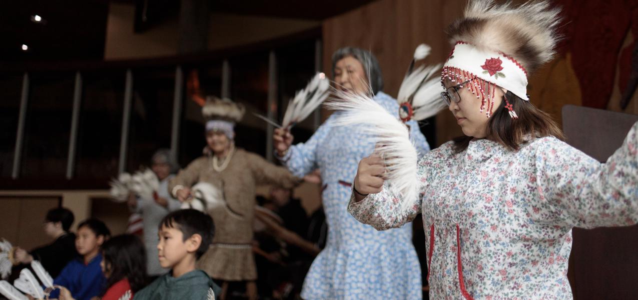 Alaska Native Dancers at 2023 Community Campaign Kickoff
