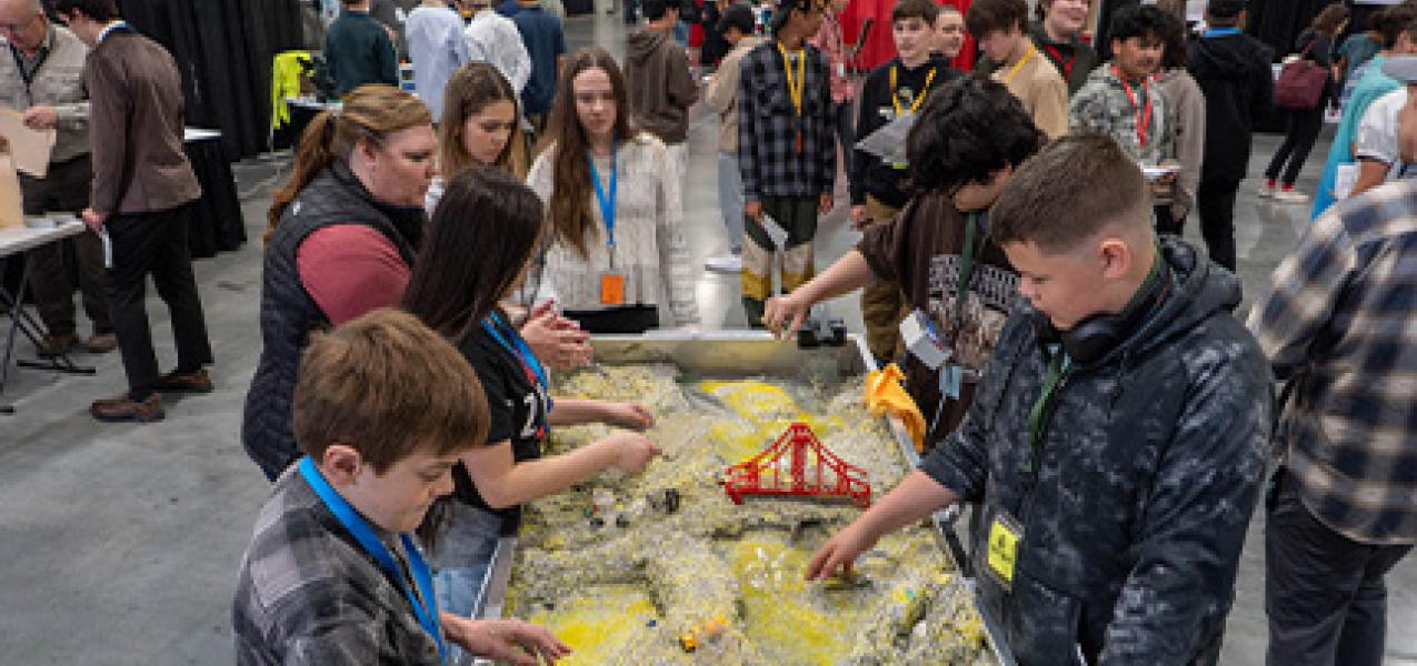Freshmen students from Anchorage School District attend the Career Expo we hosted in September 2025.