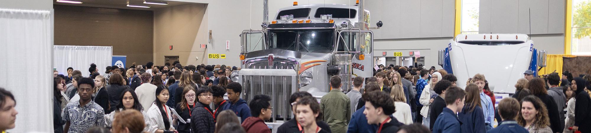 ASD students at Academies of Anchorage career expo